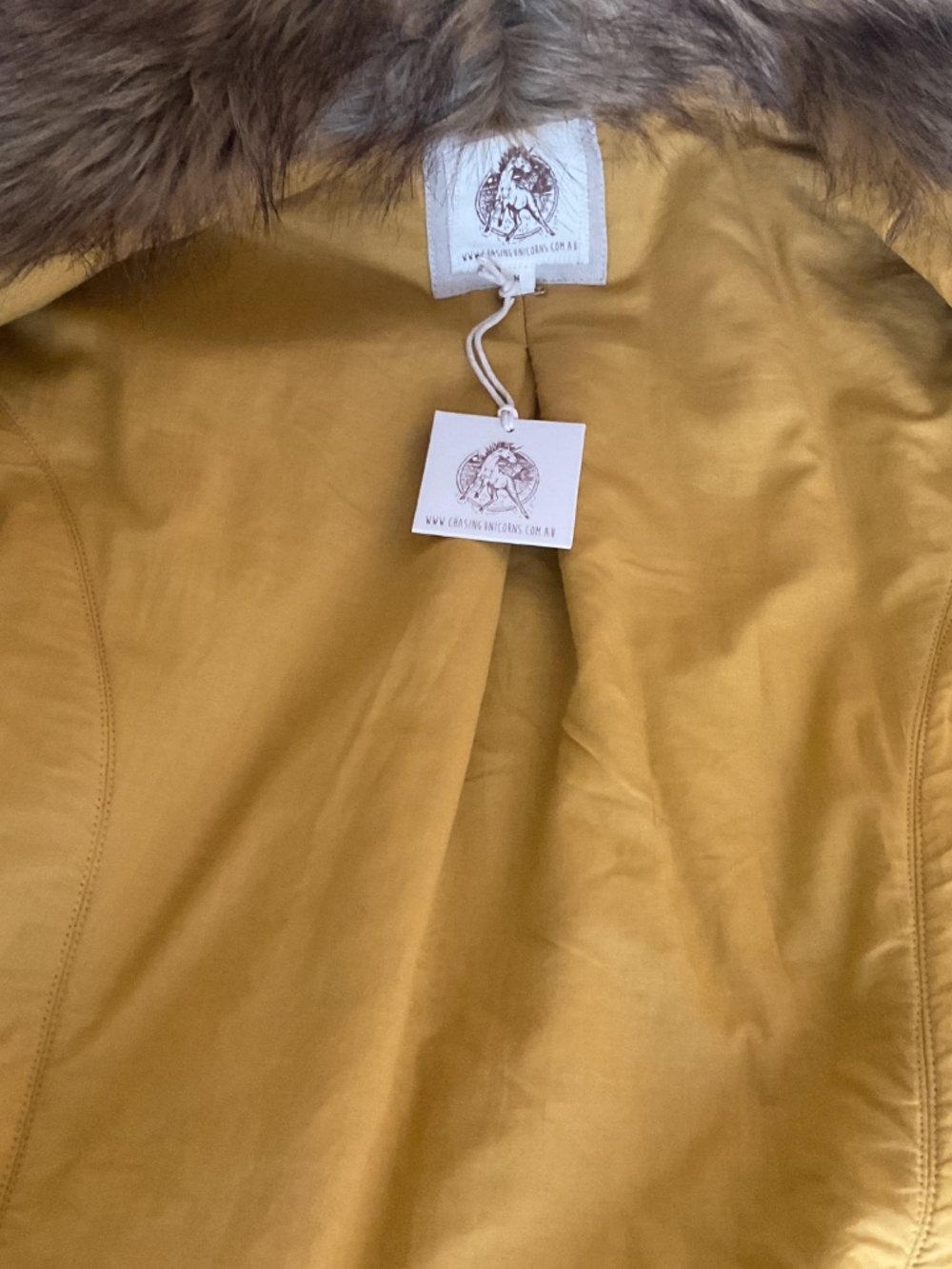 Chasing Unicorns Band On The Run Jacket Turquoise Medium NWT - Picture 11 of 12